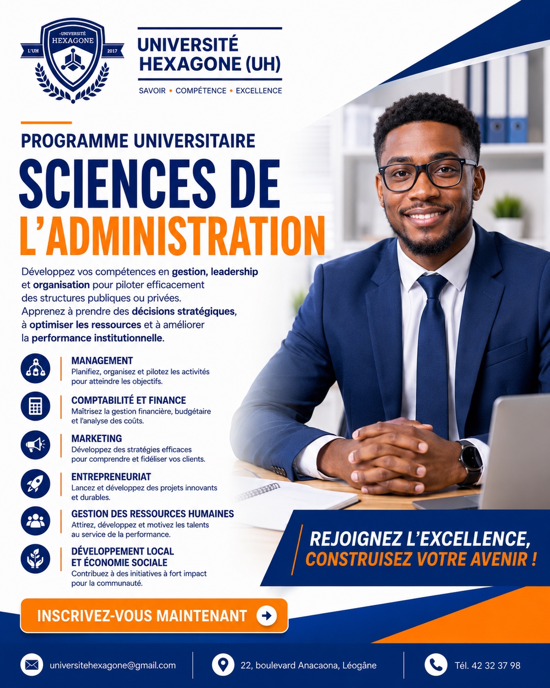 Affiche officielle : Sciences de l’administration — Marketing