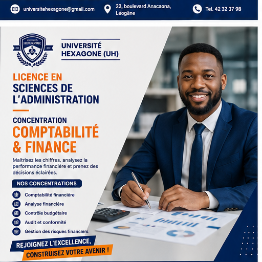 Affiche officielle : Sciences de l’administration — Comptabilité et finance