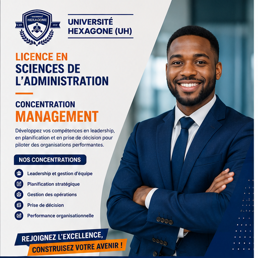 Affiche officielle : Sciences de l’administration — Management